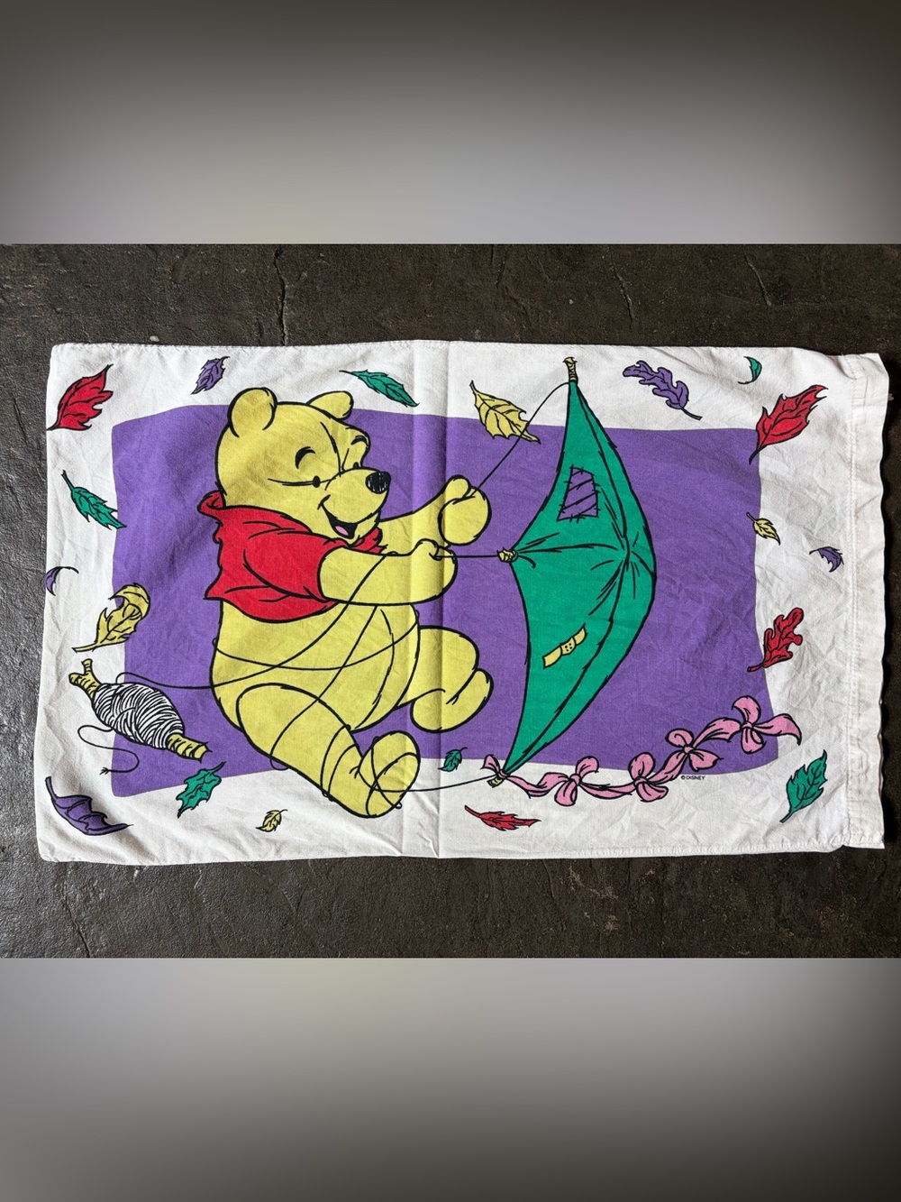 Vintage Winnie the Pooh Standard Pillow Case